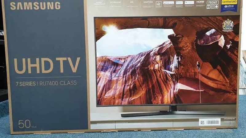 Samsung RU7400 Dynamic Crystal Colour HRD Smart 4K TV 55″ Inch 1