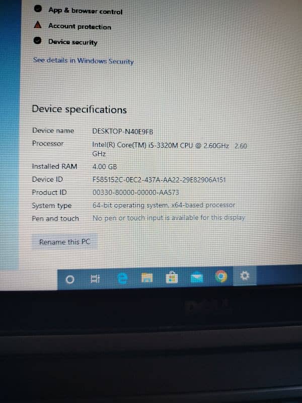 Dell laptop 2