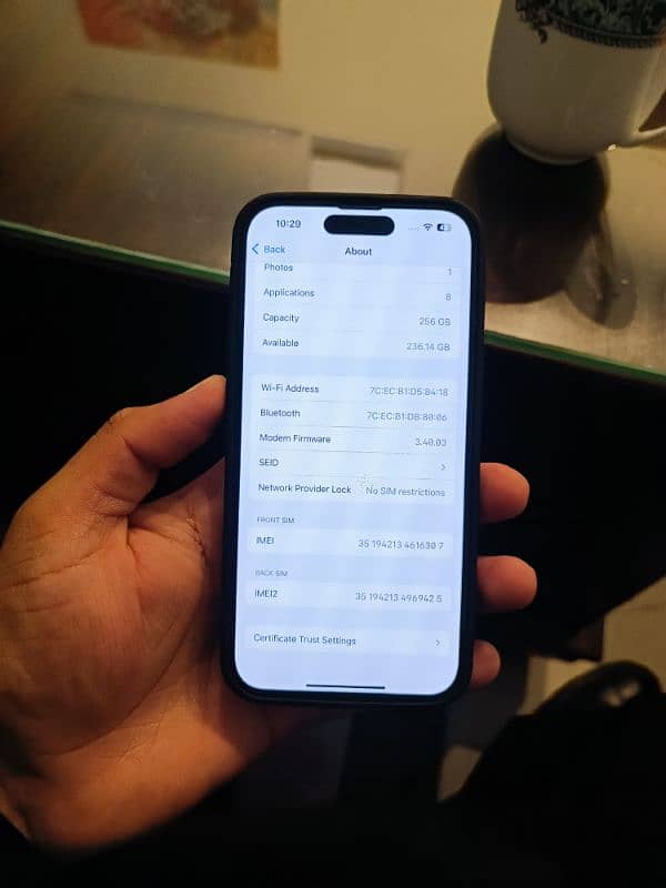 Iphone 14 pro PTA approved , 256GB 2