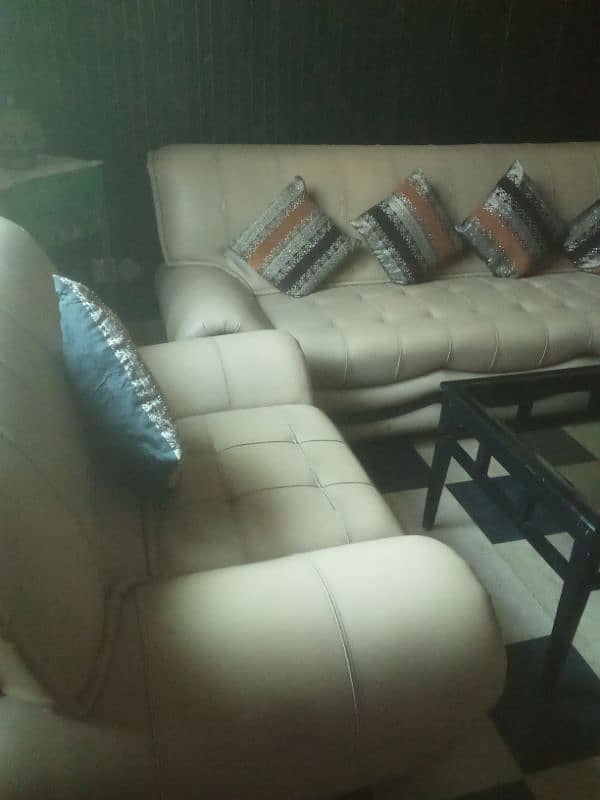 leather sofa set 1'2'3 6