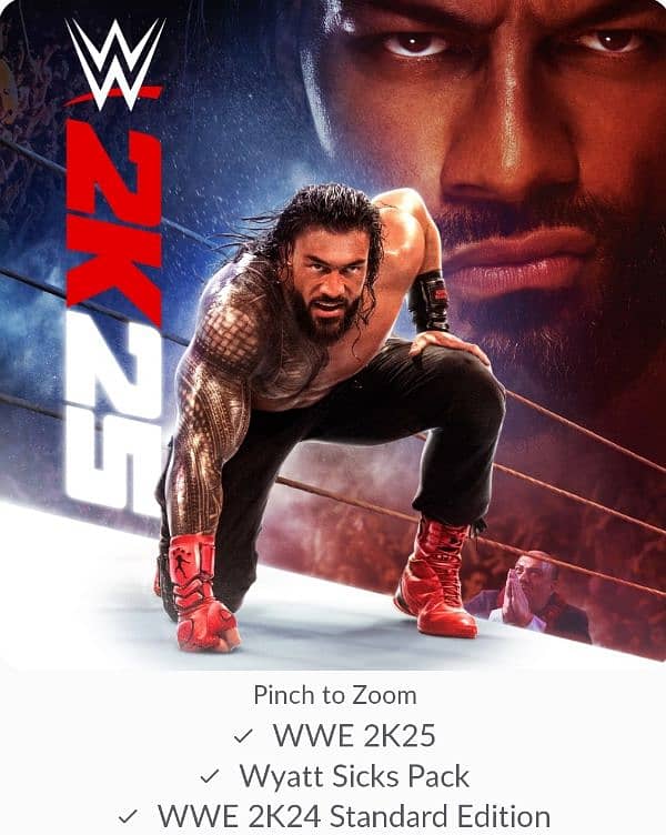 WWE 2K25 Blood Line Edition (Not Disc) Available For PS4/PS5/XBOX 1