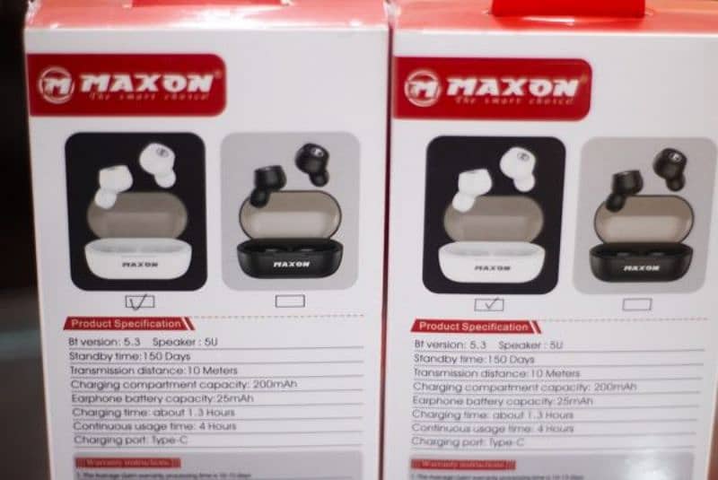 Maxon B - 12 mono earbuds 2