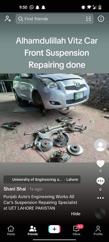 Car's Suspension Repairing Santro,Cultus,Alto,City,WagonR,Vitz,Civic 1