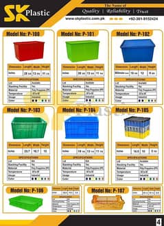 Plastic Baskets / crates / trays / shell