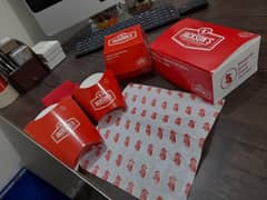 Paper Food Bag & Boxes|BurgerBox|PizzaBox|Butter paper