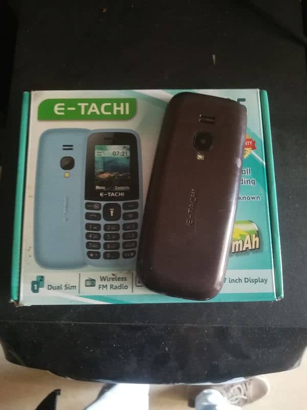 etachi keypad phone dual sim approved with box 0