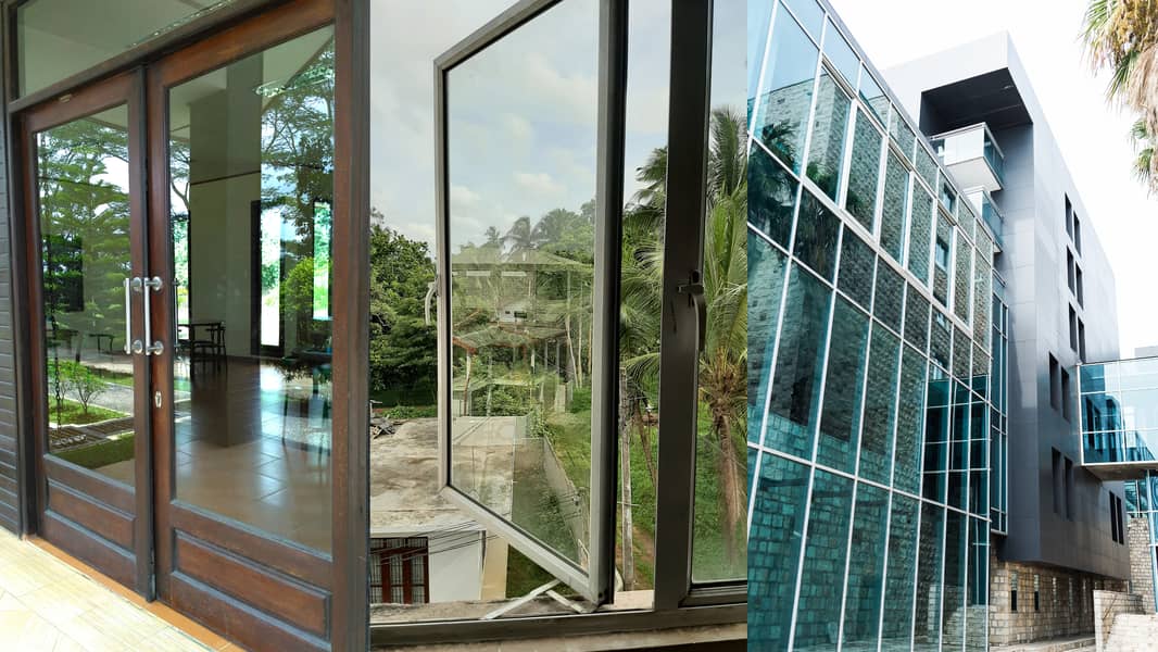 Glass Works - Services in Lahore,Glass Stairs,Glass Office Cabin,Doors 4