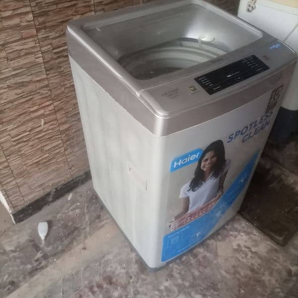 Haier washing machine 9 kilogram contact WhatsApp03323451543 3