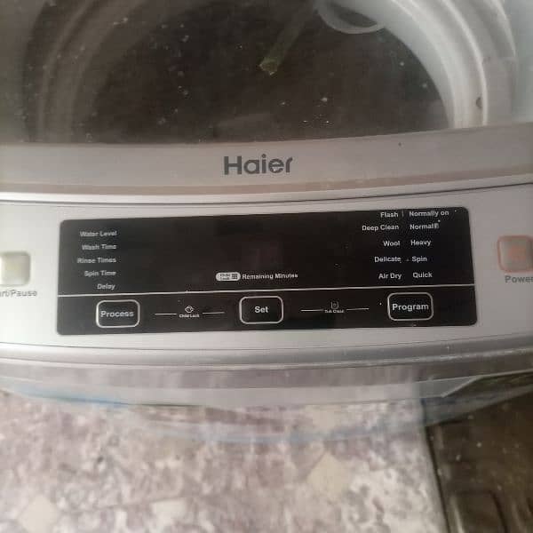 Haier washing machine 9 kilogram contact WhatsApp03323451543 4