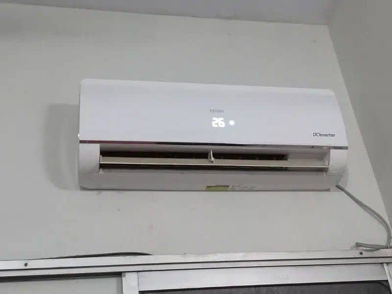 Haier 1.5 ton DC inverter heat and cool 0