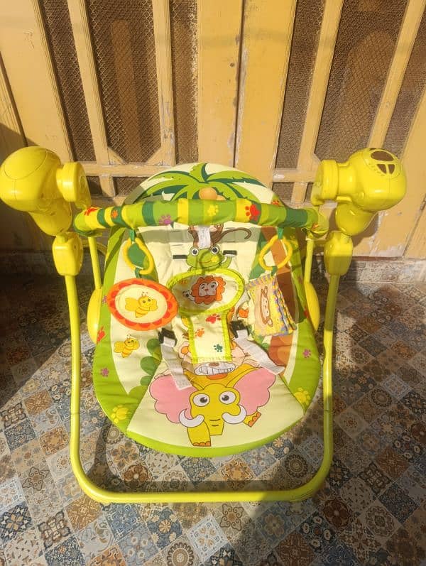 2 in 1 baby swing with music and imported rocker 2