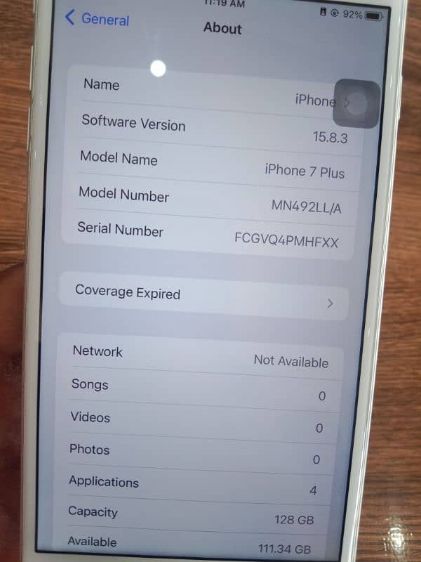 iphone7plus pta approved 128gb 3