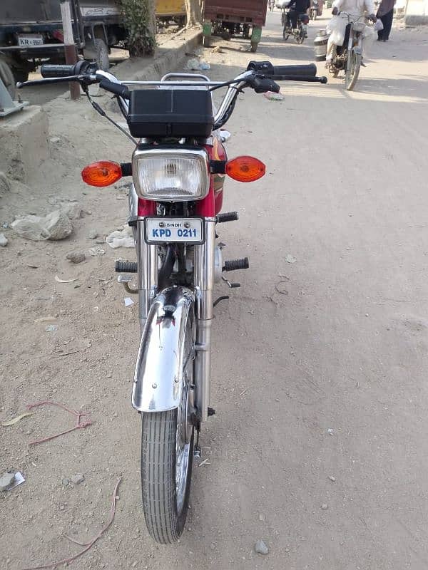 United 125 cc bike Karachi number 0