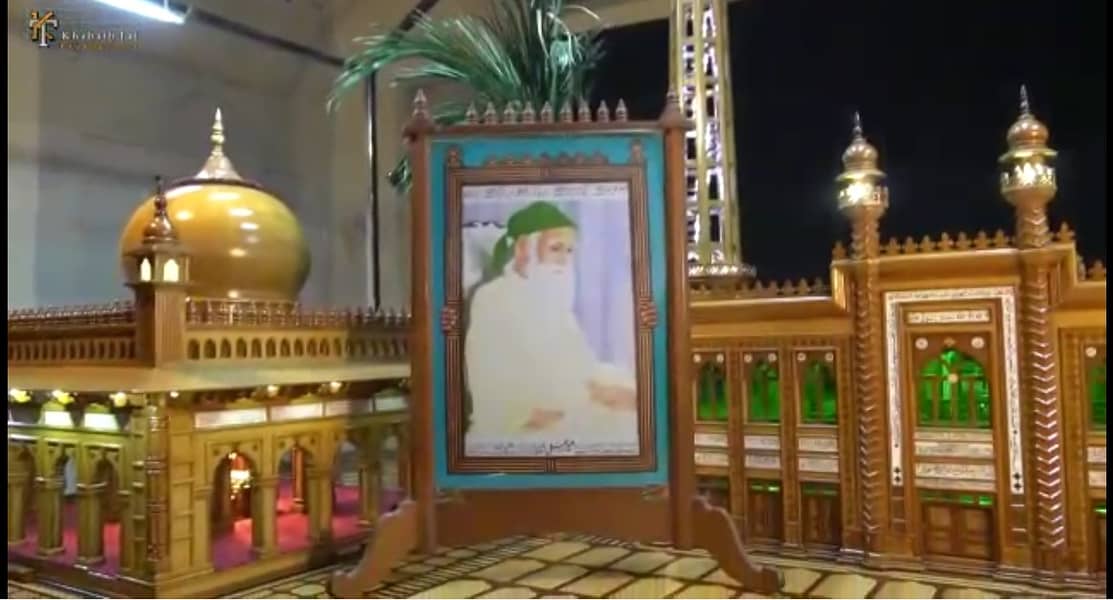 Handmade Wooden Model of Roza Peer Mehar Ali Shah (RA) 5