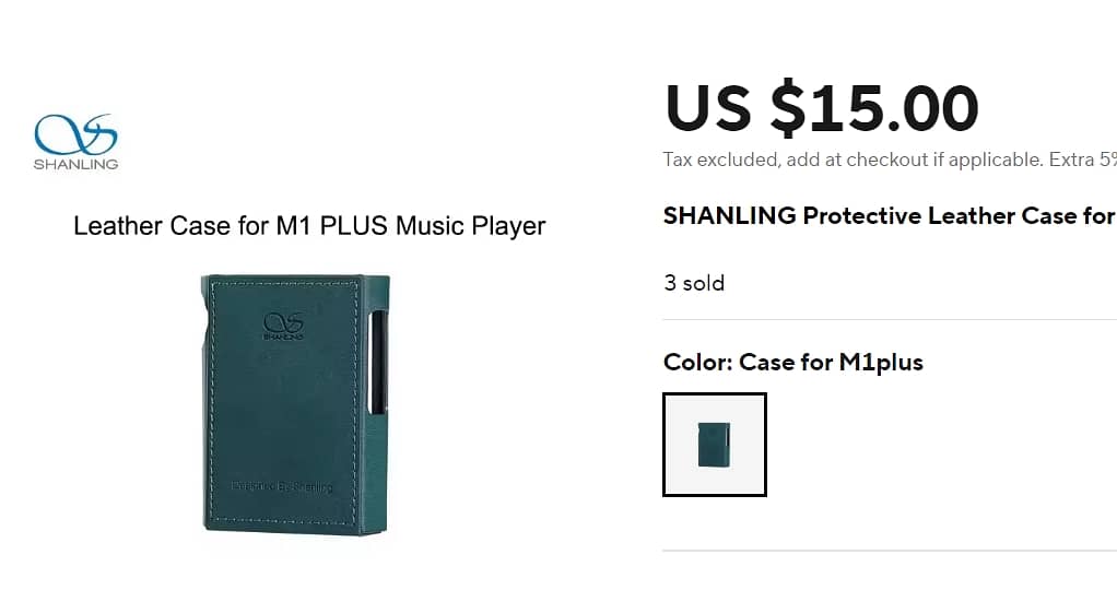 Shanling M1 Plus DAP - Shanling Leather Case Brand New 4