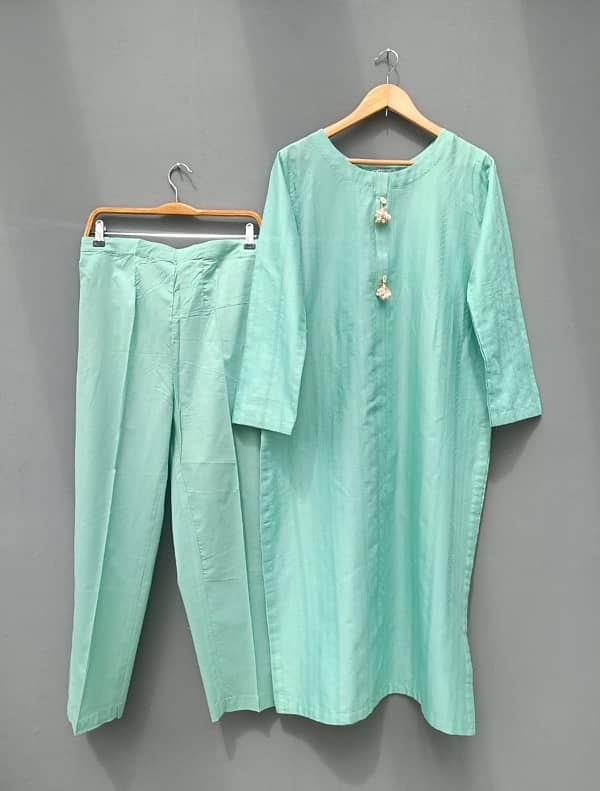 long shirt with trouser 7