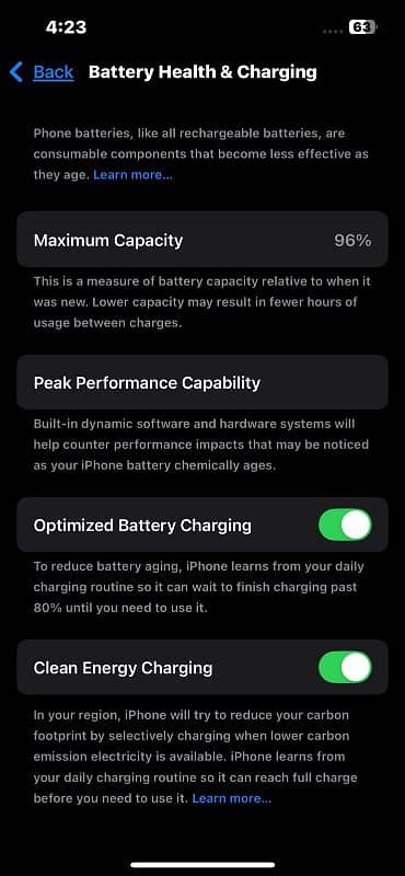 iphone 13 jv 128 gb 96 battery 9.5/ 10 6