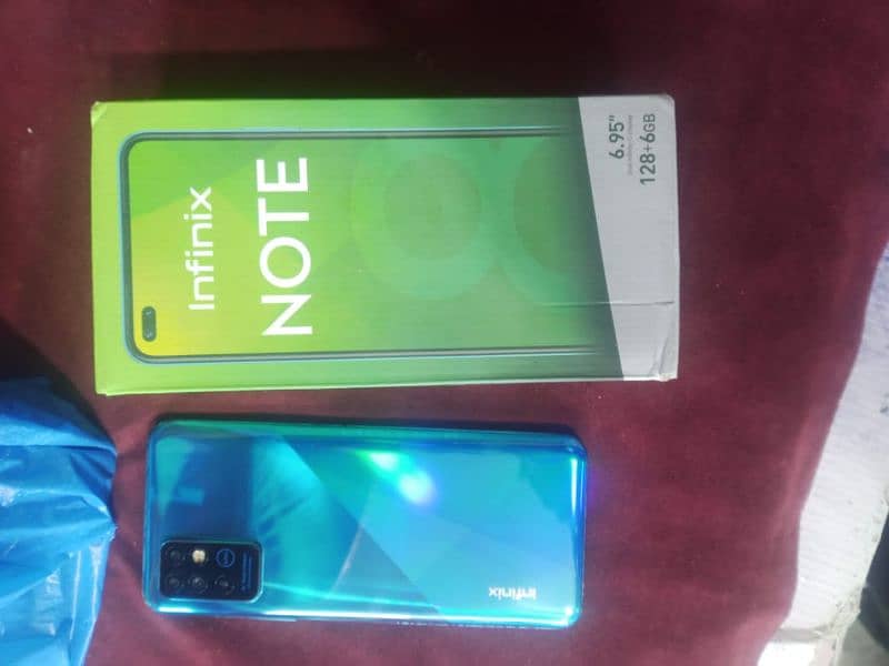 infinix note8  6/128 with box 3