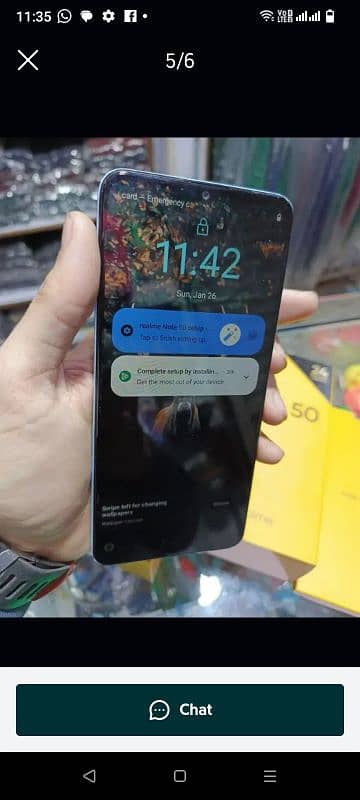 Note 50 Realme mobile for sale very arjunt 3