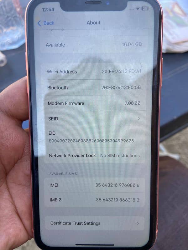 iphone XR 64GB NON PTA Factory Unlock 6