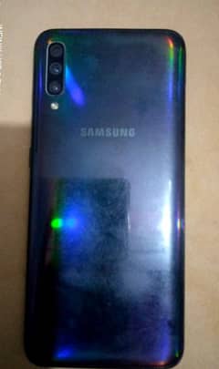 Samsung galaxy A70 with box.