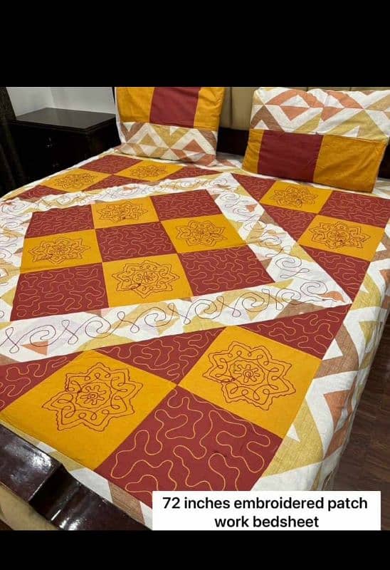 patchwork bedsheets available for sale in wholesale rate 16