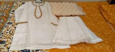 nikkah white dress for sale