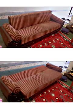 Used Sofa Bed in Good Condition-Comfortable & Space-Saving