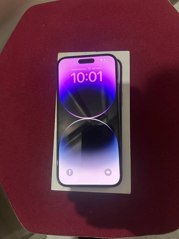 iphone 14 pro Max jv 10/10 Brand New Deep purple 0