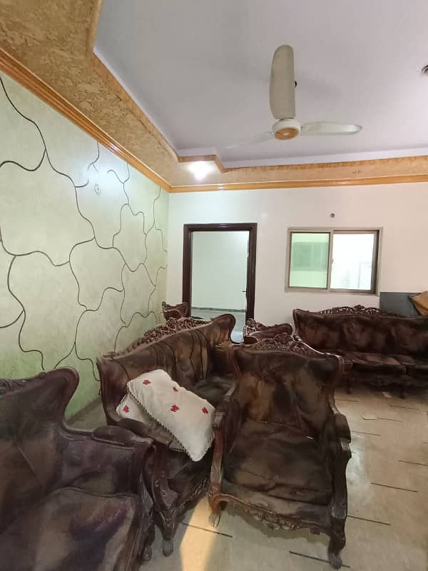 Eden Garden Society Boundary Wall Canal Road Faisalabad 5 Marla Double Storey House For Rent 4 Bedroom Attached Bath Attached 7