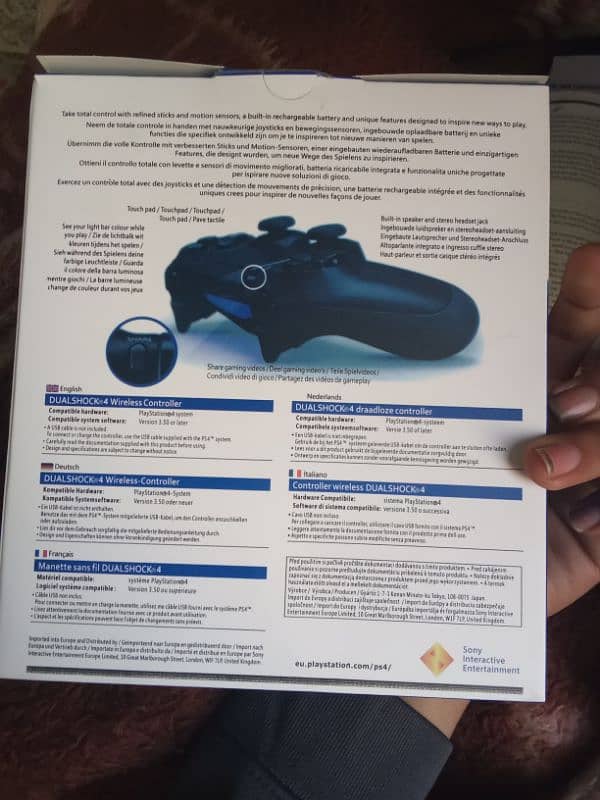 ps4 wireless controller new with cable 3