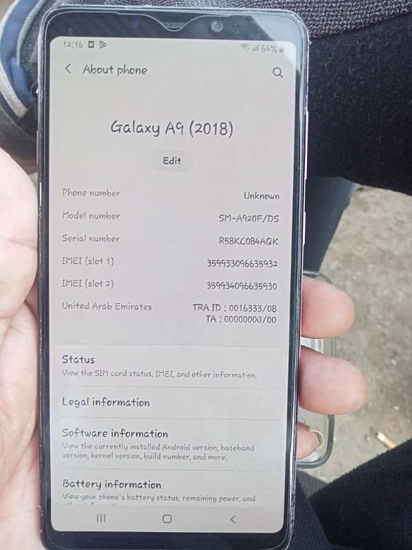 Samsung Galaxy A 9 2018 0