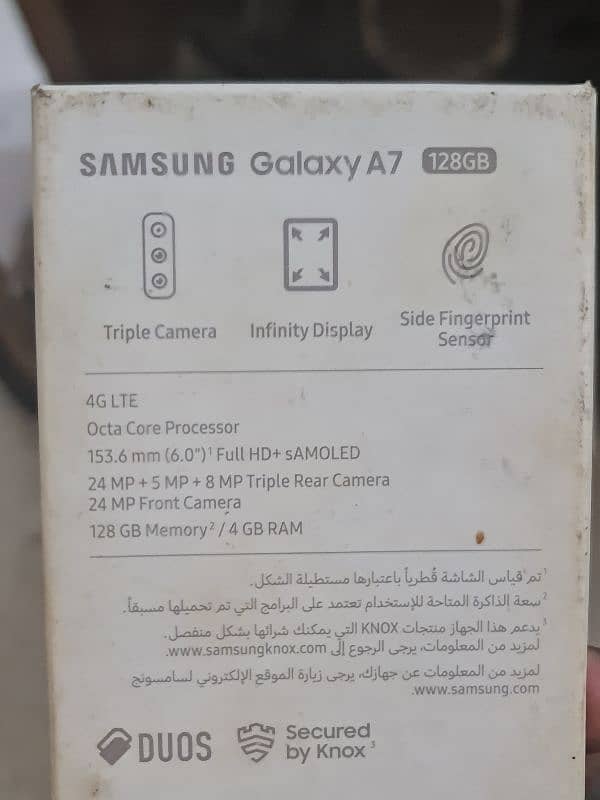 Samsung A7 2018 4gb 128gb 2