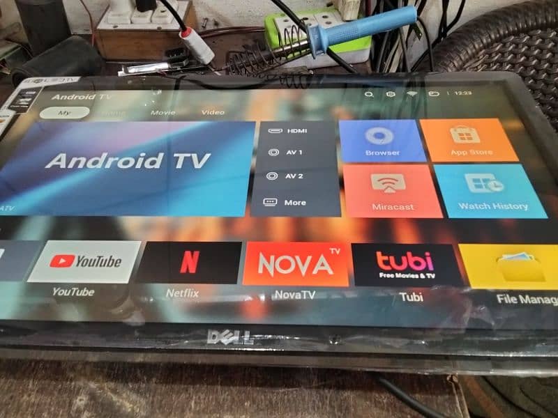 22" Android led Tv full hd YouTube Netflix mobile Shering HDMI cable 1