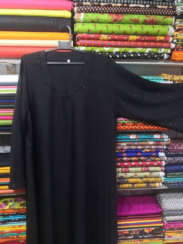 ladies Abaya on Hagi basher cloth house 2