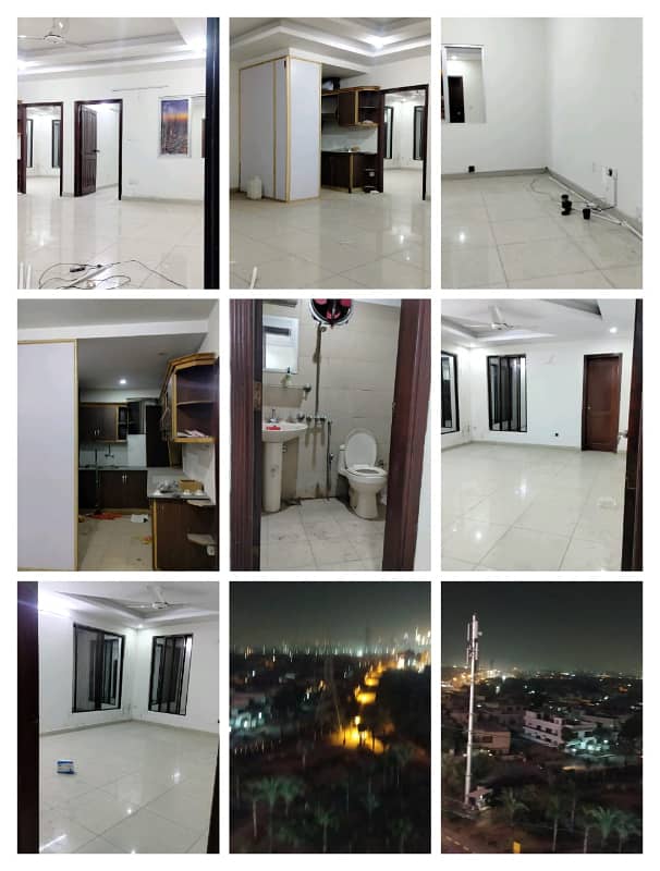 Two bedroom non furnished apartment available for rent in bahria town phase 4 civic center 9