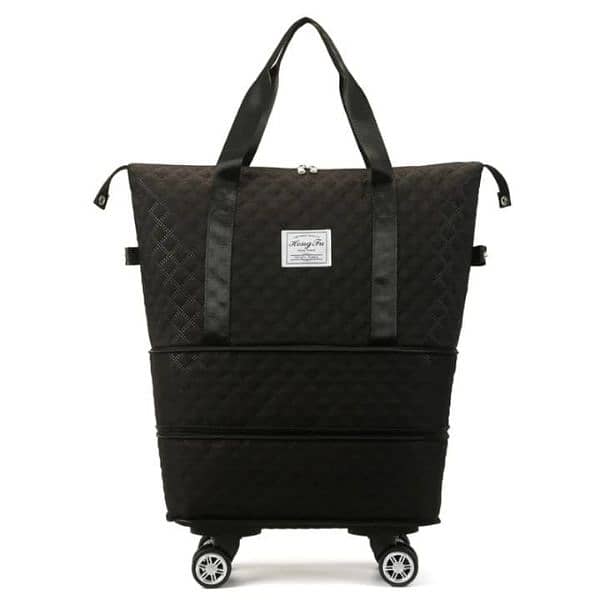 Wheel Rolling Bag Waterproof Parashoot Material   Back Pocket 6