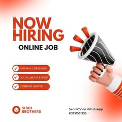 We are hiring online team