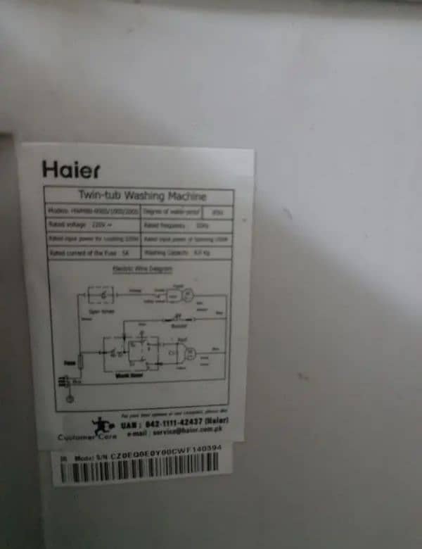 haier top load washing machine and dryer 6