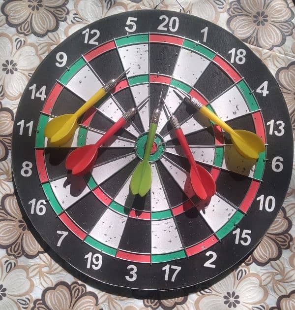 one second hand carram board and one second hand dart board 5