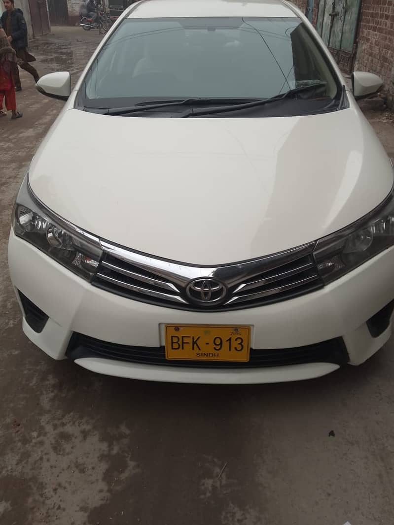 Toyota Corolla XLi model 2015 0