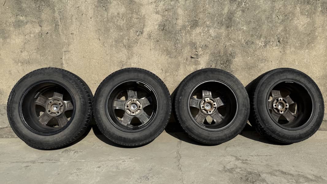 15 inch Alloy rims and tyres for sale 2