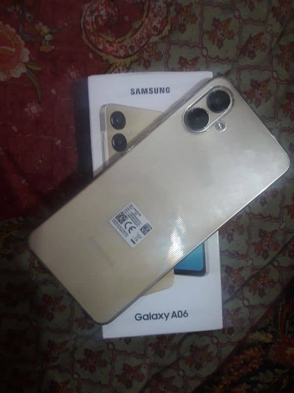 SAMSUNG A06 Mobile new Mobile just Box open Dual sim Finger print 16