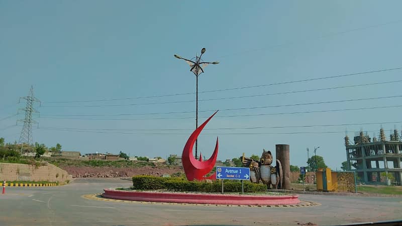 Boulevard and Corner 1 Kanal Residential Plot Available For Sale In Bahria Enclave Islamabad 0