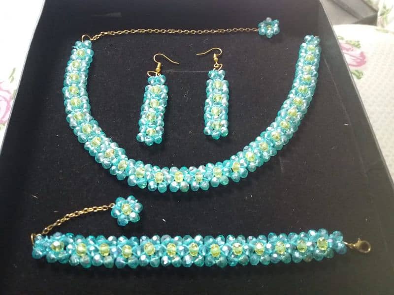 Handmade jewelry sets crystal sets for wedding and parties 0