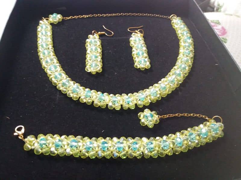 Handmade jewelry sets crystal sets for wedding and parties 2