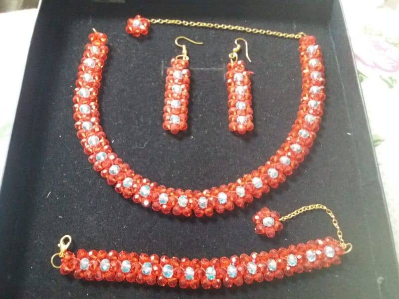 Handmade jewelry sets crystal sets for wedding and parties 5