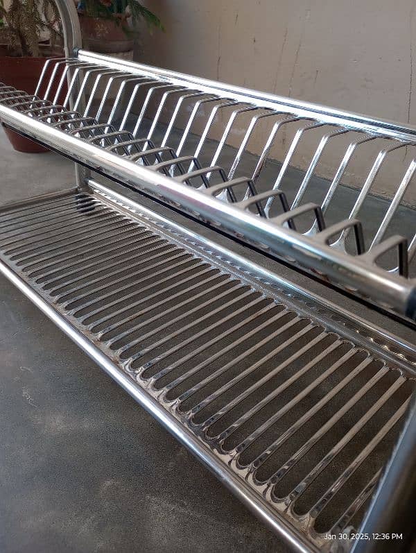 Heavy Stainless Steel Dish Rack 3