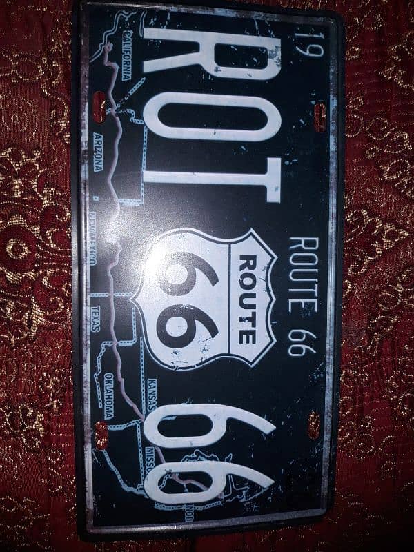 Number plate 0