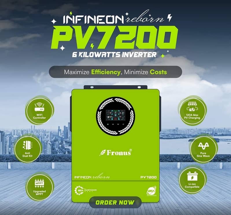 Fronus Infineon series PV5200 and PV7200 solar inverter for sale 1